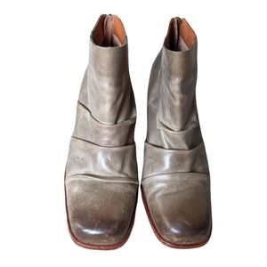 Kork-Ease ankle boot square toe gray